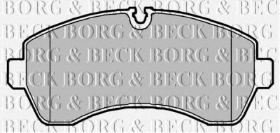 BORG & BECK bbp2147 -  Комплект тормозных колодок, дисковый тормоз